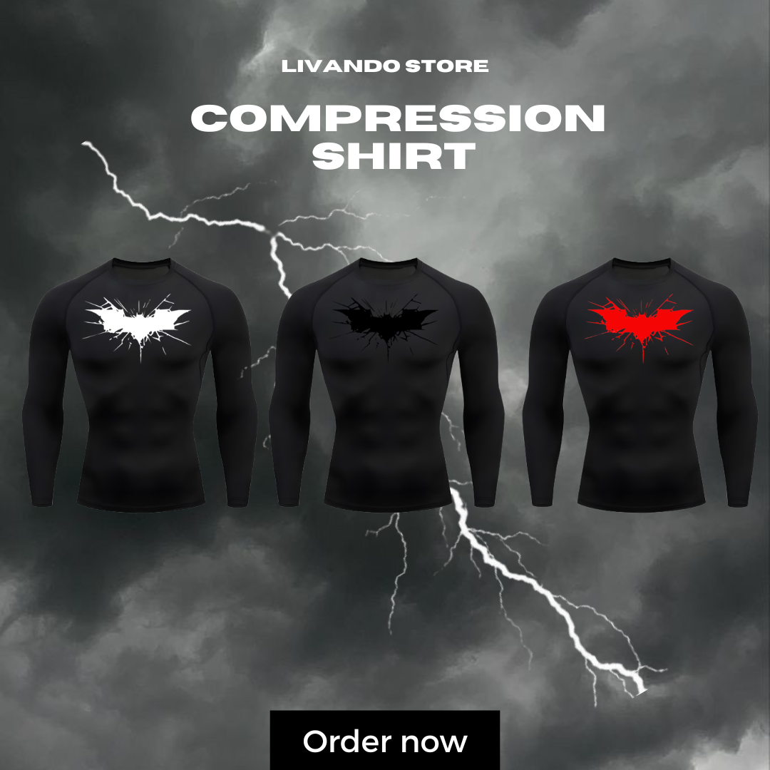 Batman 2 compression shirt (long sleeve)