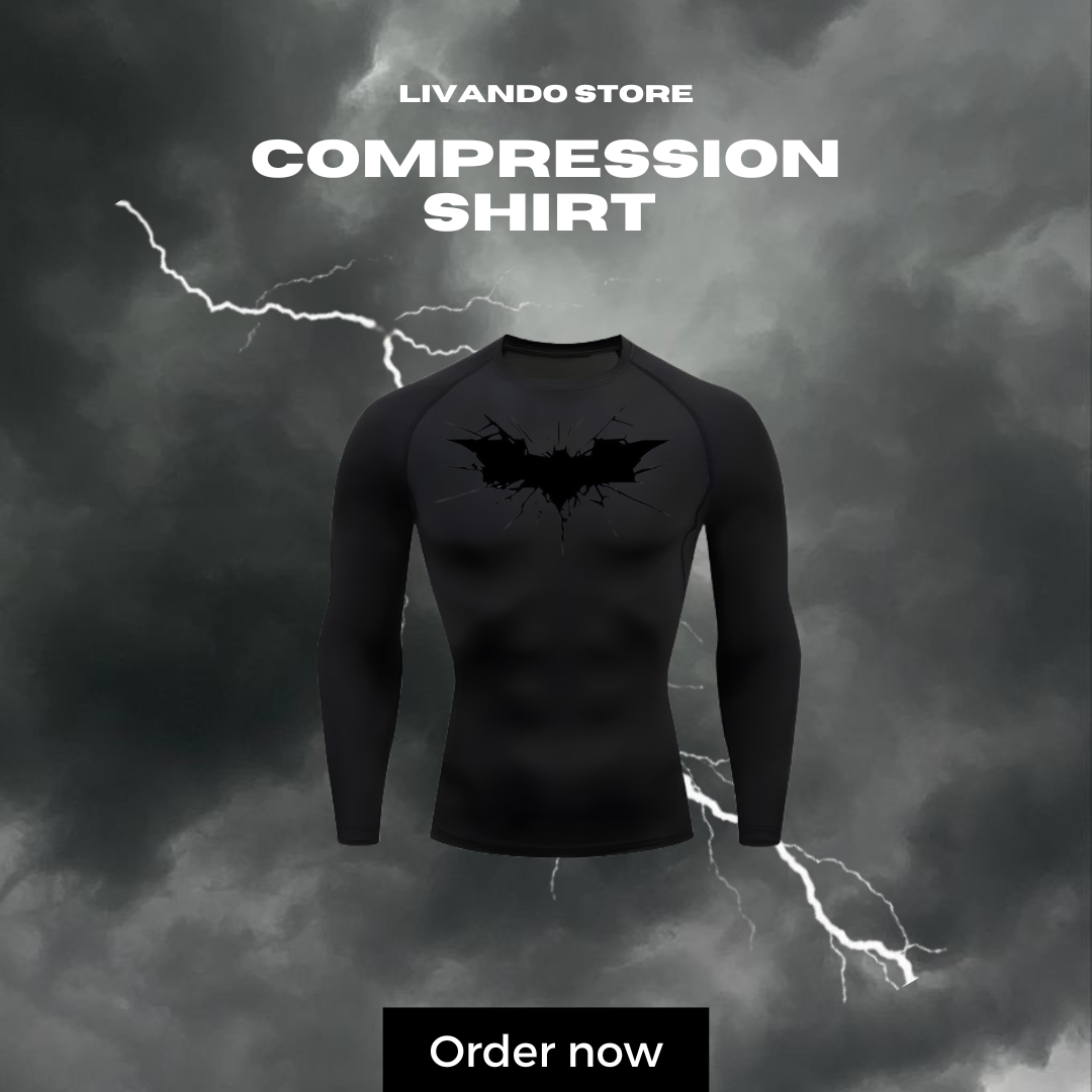 Batman 2 compression shirt (long sleeve)