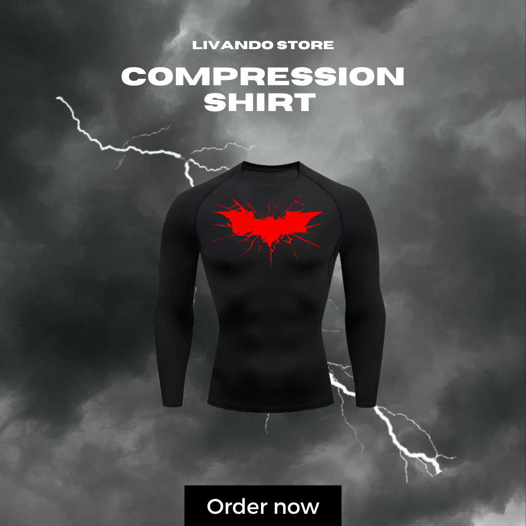 Batman 2 compression shirt (long sleeve)