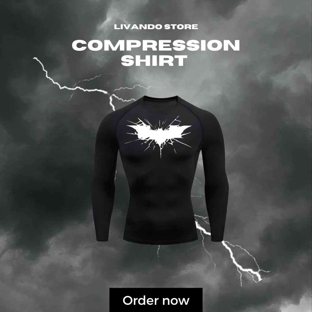 Batman 2 compression shirt (long sleeve)