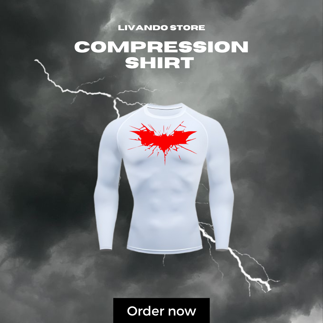 Batman 2 compression shirt (long sleeve)